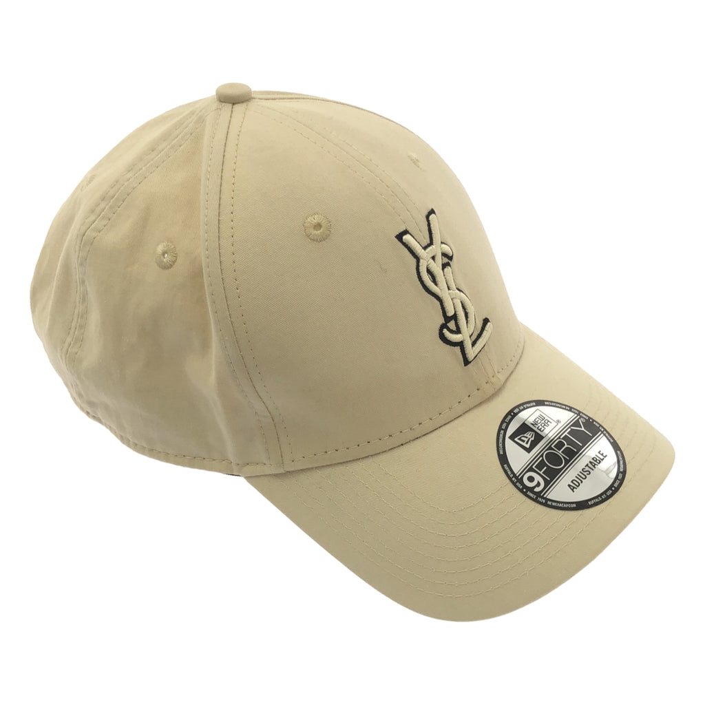 YVES SAINT LAURENT / 이브산 로랑 | × NEW ERA / 뉴에라 로고 베이스볼 캡 모자 / 조정자 조정 가능 / 유니섹스 |