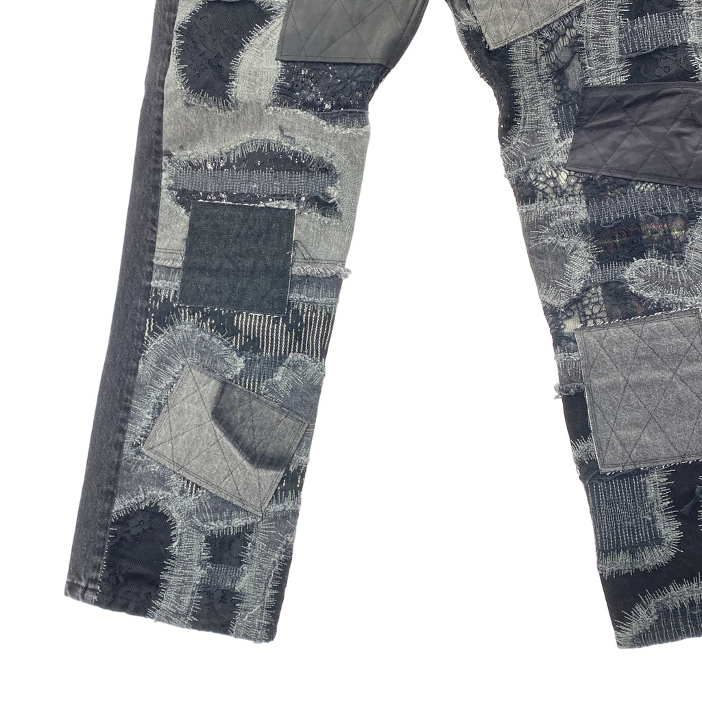 JUNYA WATANABE MAN / 준야와타나베만 | 2025SS | 패치워크 데님 팬츠 | M | 남성