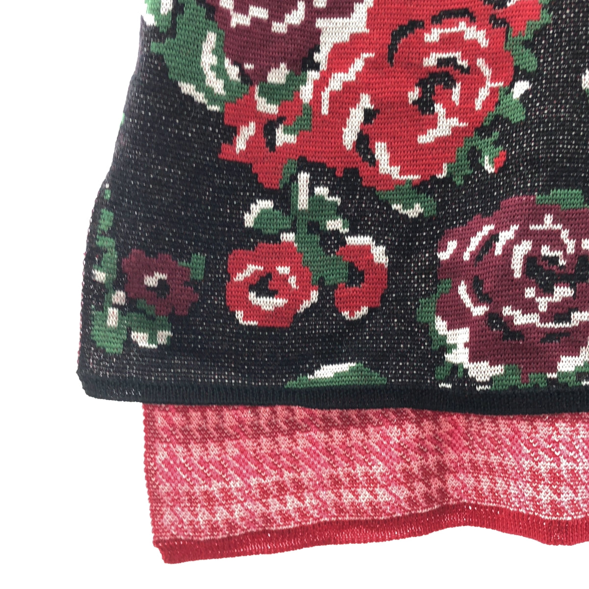 [近全新] COMME des GARÇONS HOMME PLUS | 2022SS / AD2021 | 花漾年華花卉提花無袖針織背心 | M碼 | 多色 | 男款