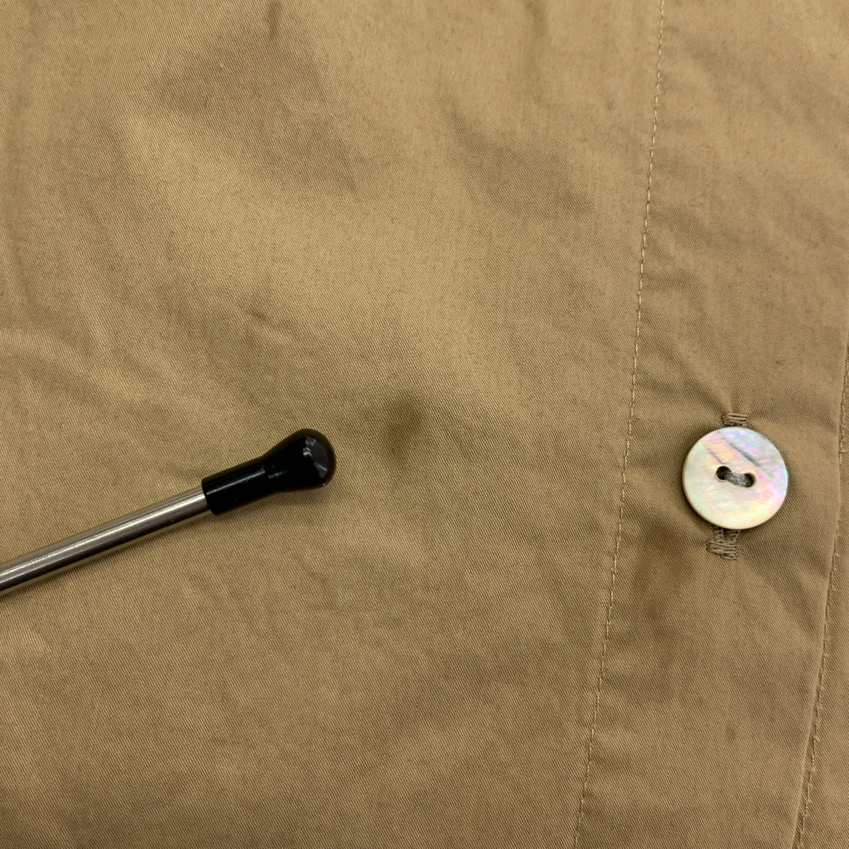 utilite / ユティリテ | ギャザースリーブ ポケット付き シャツ ワンピース |