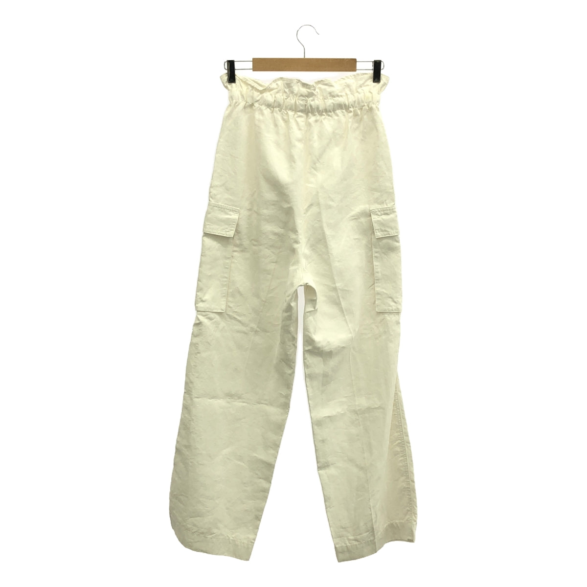 當前年齡 / 當前年齡 |亞麻寬褲 | 1（小）|白色 |女性的