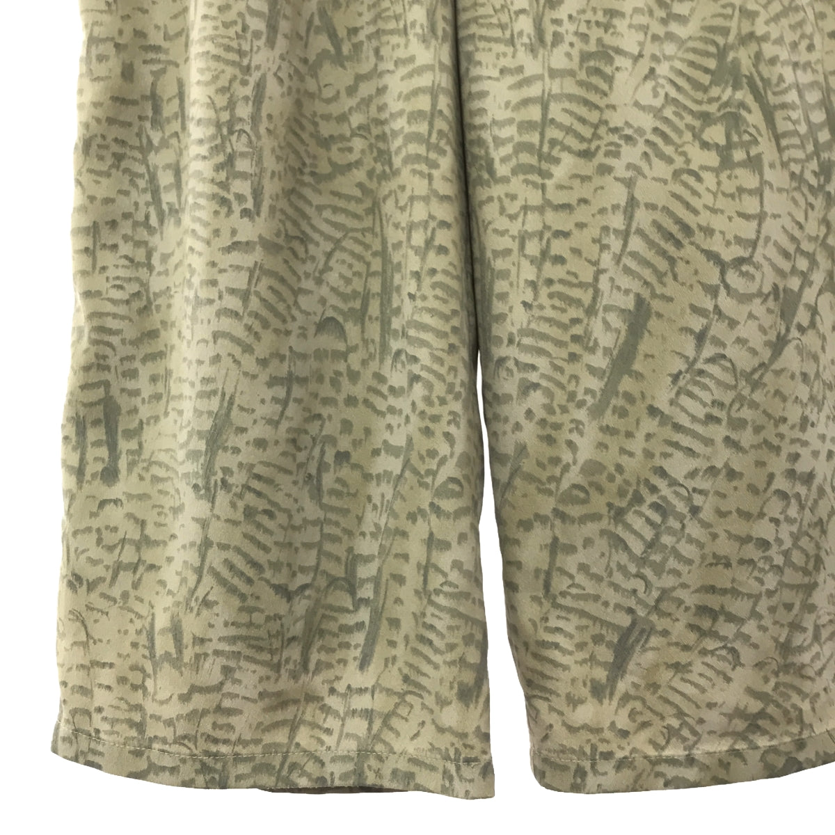 CLANE / CLANE | High-waisted python pants | 2 | Green | Women's