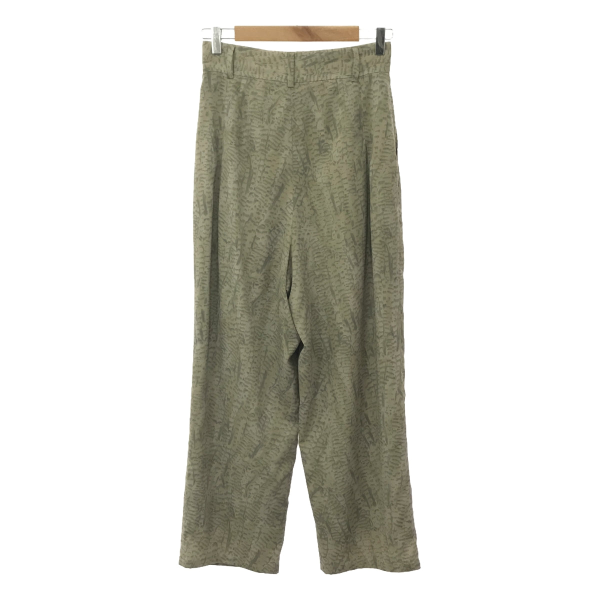 CLANE / CLANE | High-waisted python pants | 2 | Green | Women's