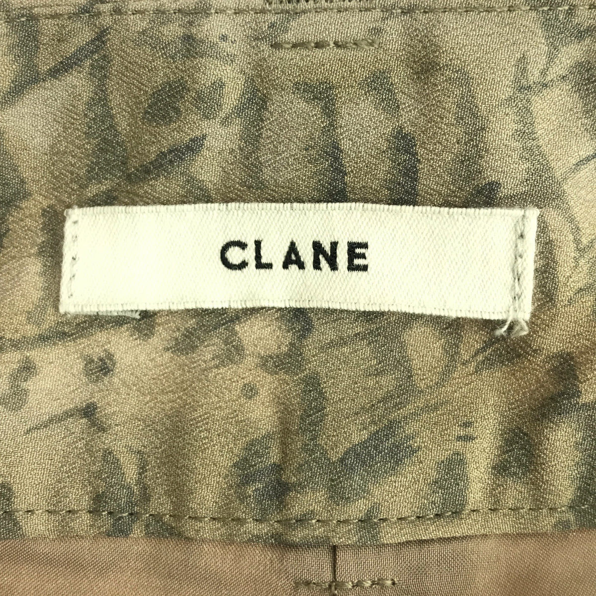 CLANE / CLANE | High-waisted python pants | 2 | Green | Women's