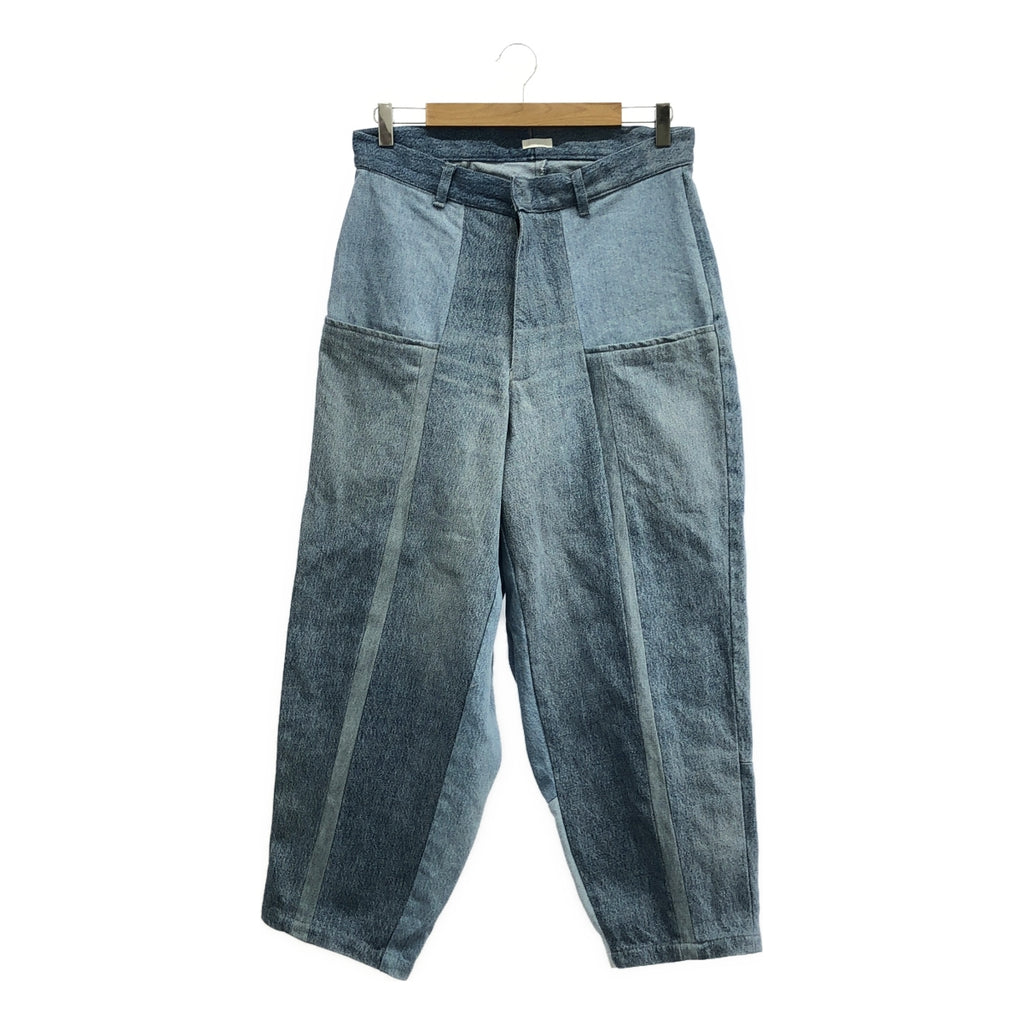 SEEALL / シーオール | Reconstructed fatigue pants / 再構築 リメイク デニムパンツ | 2 | インディゴ | メンズ