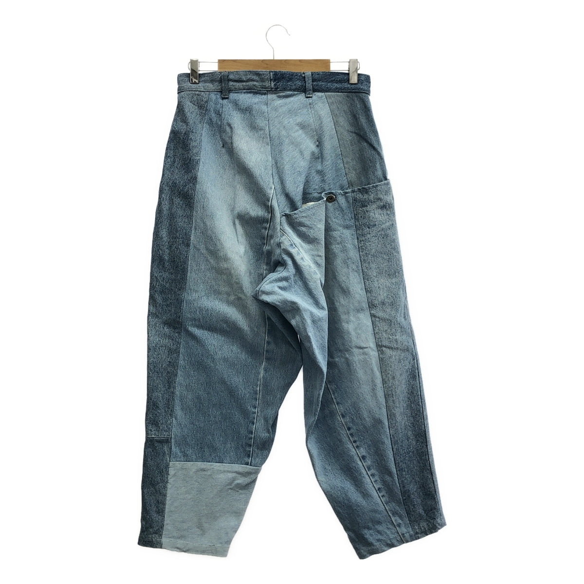 SEEALL / シーオール | Reconstructed fatigue pants / 再構築 リメイク デニムパンツ | 2 | インディゴ | メンズ