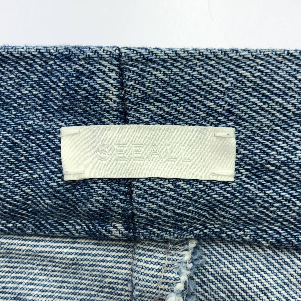 SEEALL / シーオール | Reconstructed fatigue pants / 再構築 リメイク デニムパンツ | 2 | インディゴ | メンズ