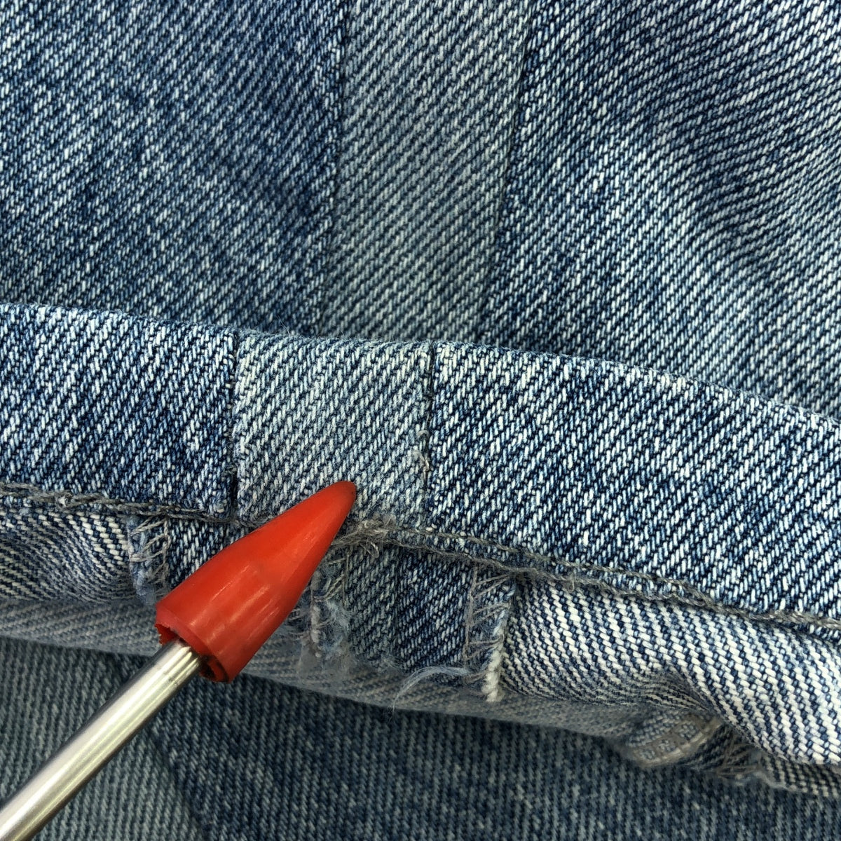 SEEALL / シーオール | Reconstructed fatigue pants / 再構築 リメイク デニムパンツ | 2 | インディゴ | メンズ