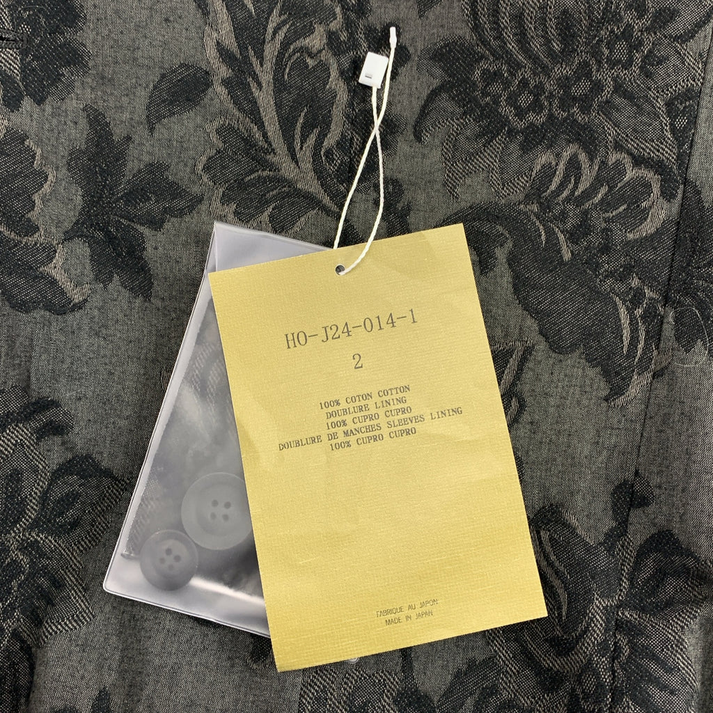 YOHJI YAMAMOTO POUR HOMME / ヨウジヤマモトプールオム | 2024AW | WOMEN PEINT LONG JACKET ジャガード ロング ジャケット | 2 | メンズ