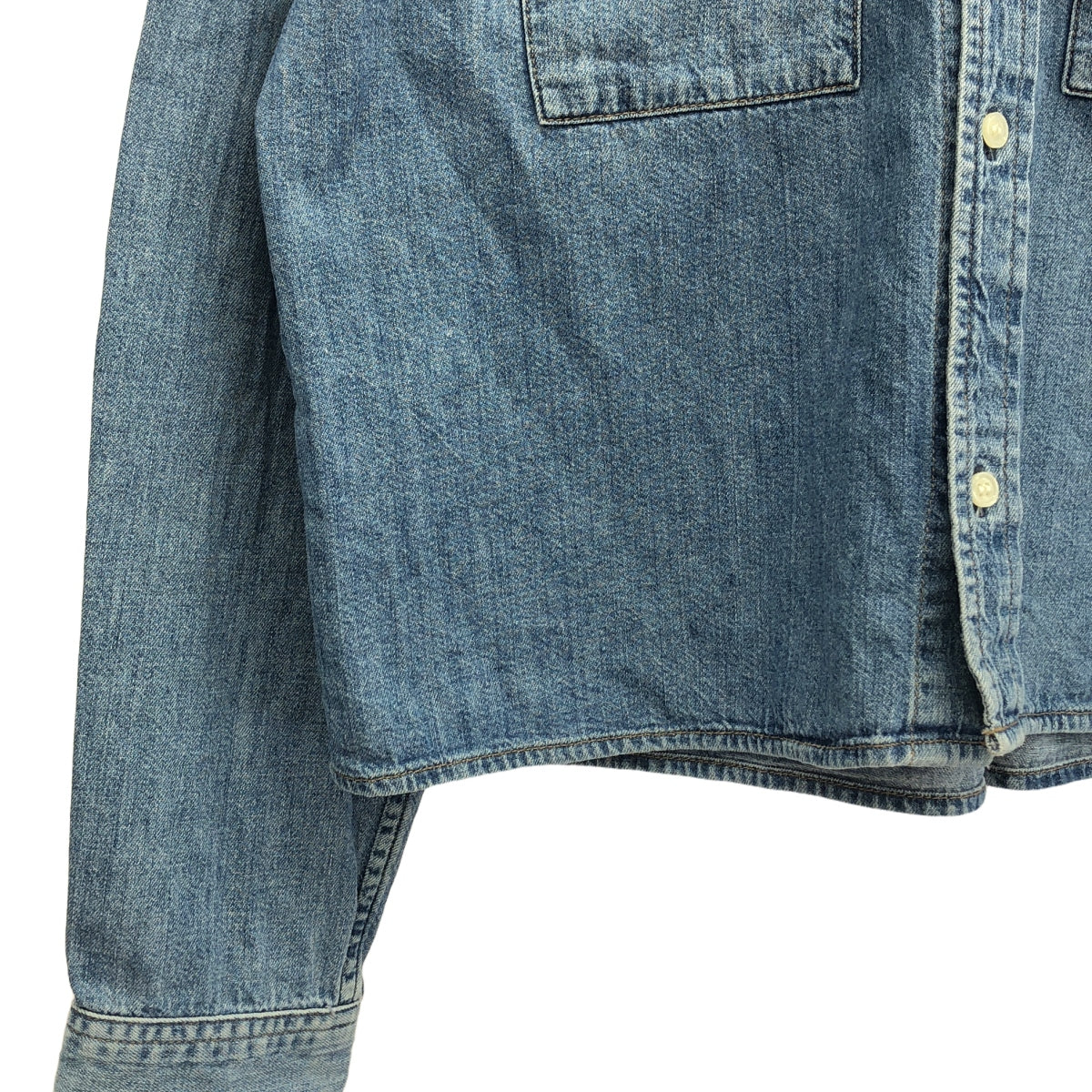 CITIZENS OF HUMANITY / シチズンズ オブ ヒューマニティー | 2024AW | CROPPED DENIM SHIRT クロップド デニム シャツ | F | レディース