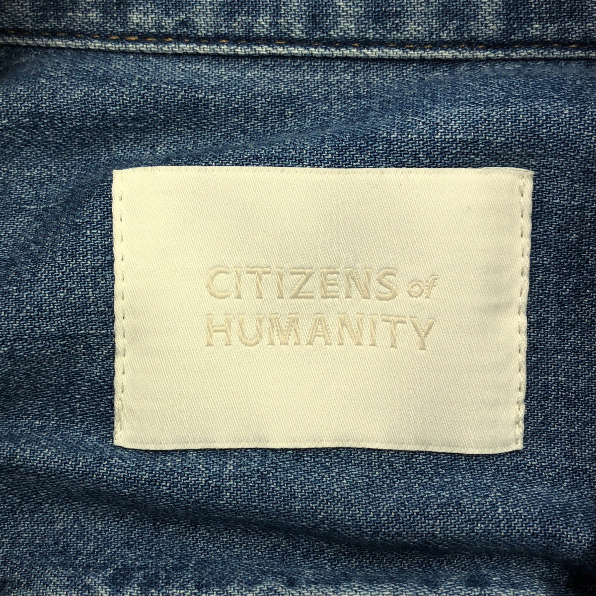 CITIZENS OF HUMANITY / シチズンズ オブ ヒューマニティー | 2024AW | CROPPED DENIM SHIRT クロップド デニム シャツ | F | レディース