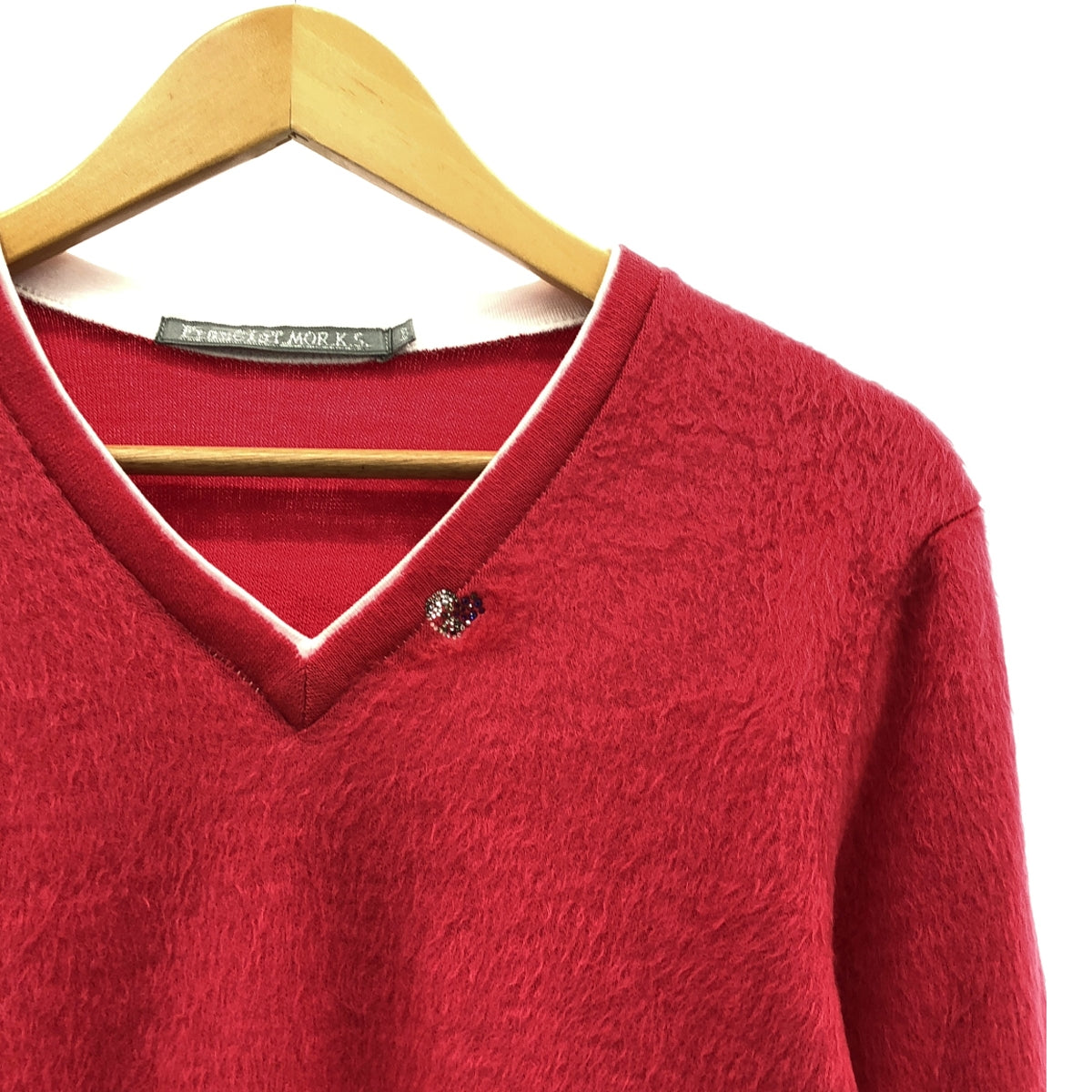 弗朗西斯·T·莫爾·KS / 弗朗西斯·T·莫爾·KS |毛茸茸的針織套頭衫 | 2 |粉紅色 |男士