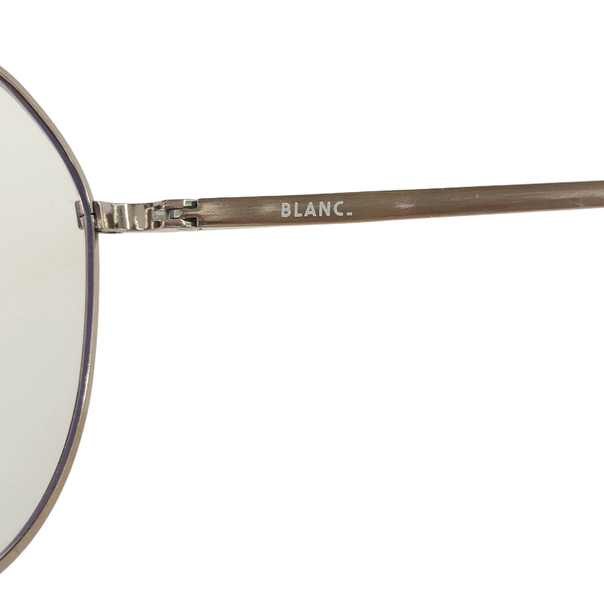 [狀況良好] BLANC.. / Blanc | 2024秋冬 | Plage B0042 CLR 雙橋金屬框太陽眼鏡 | 56□15-145 | ABRN/金屬棕色