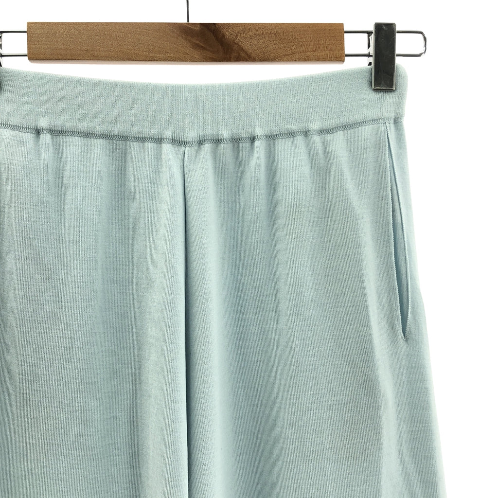 AURALEE / 오라리 | WOOL POLYESTER RIB KNIT PANTS 울 폴리 에스테르 리브 니트 팬츠 | 0 |