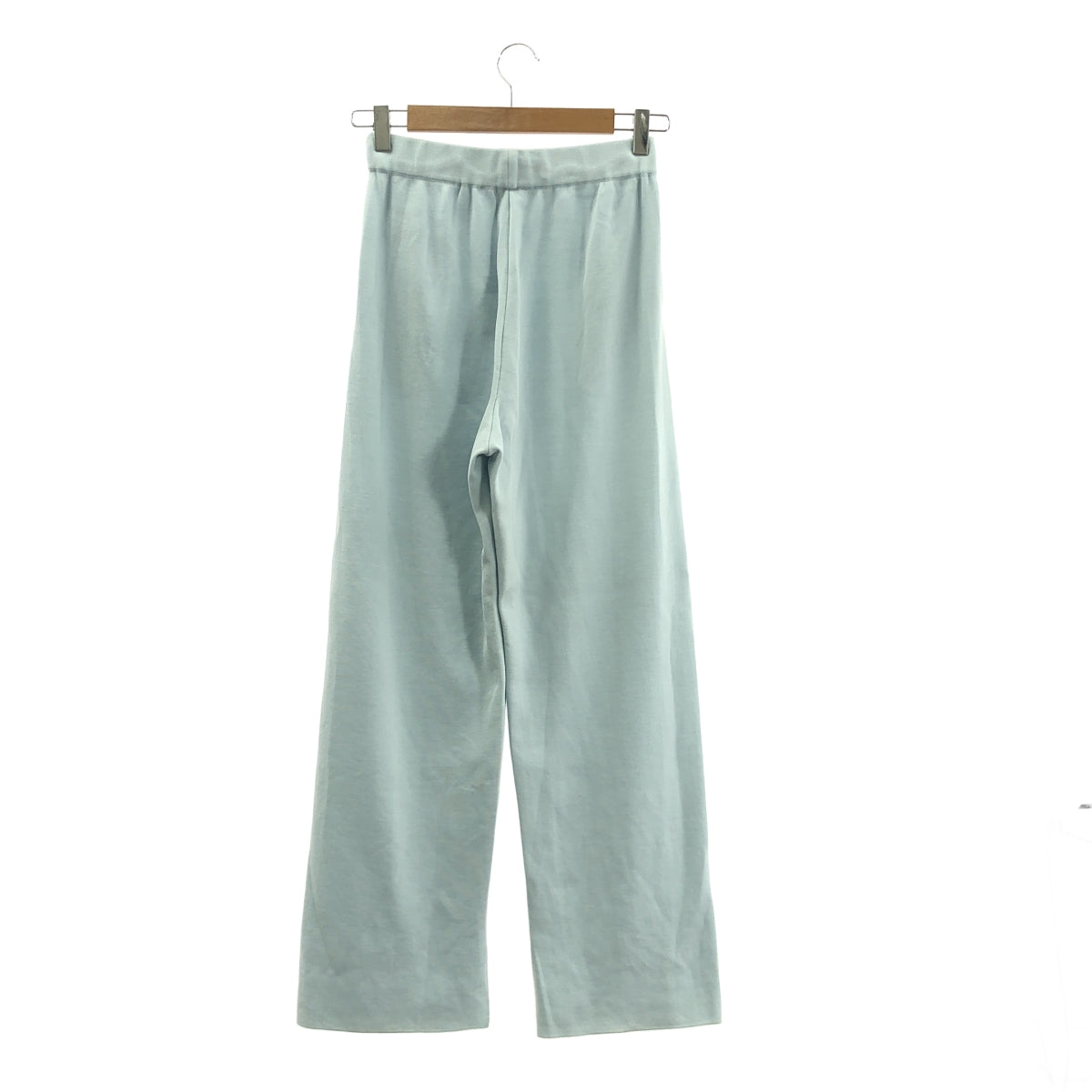 AURALEE / 오라리 | WOOL POLYESTER RIB KNIT PANTS 울 폴리 에스테르 리브 니트 팬츠 | 0 |
