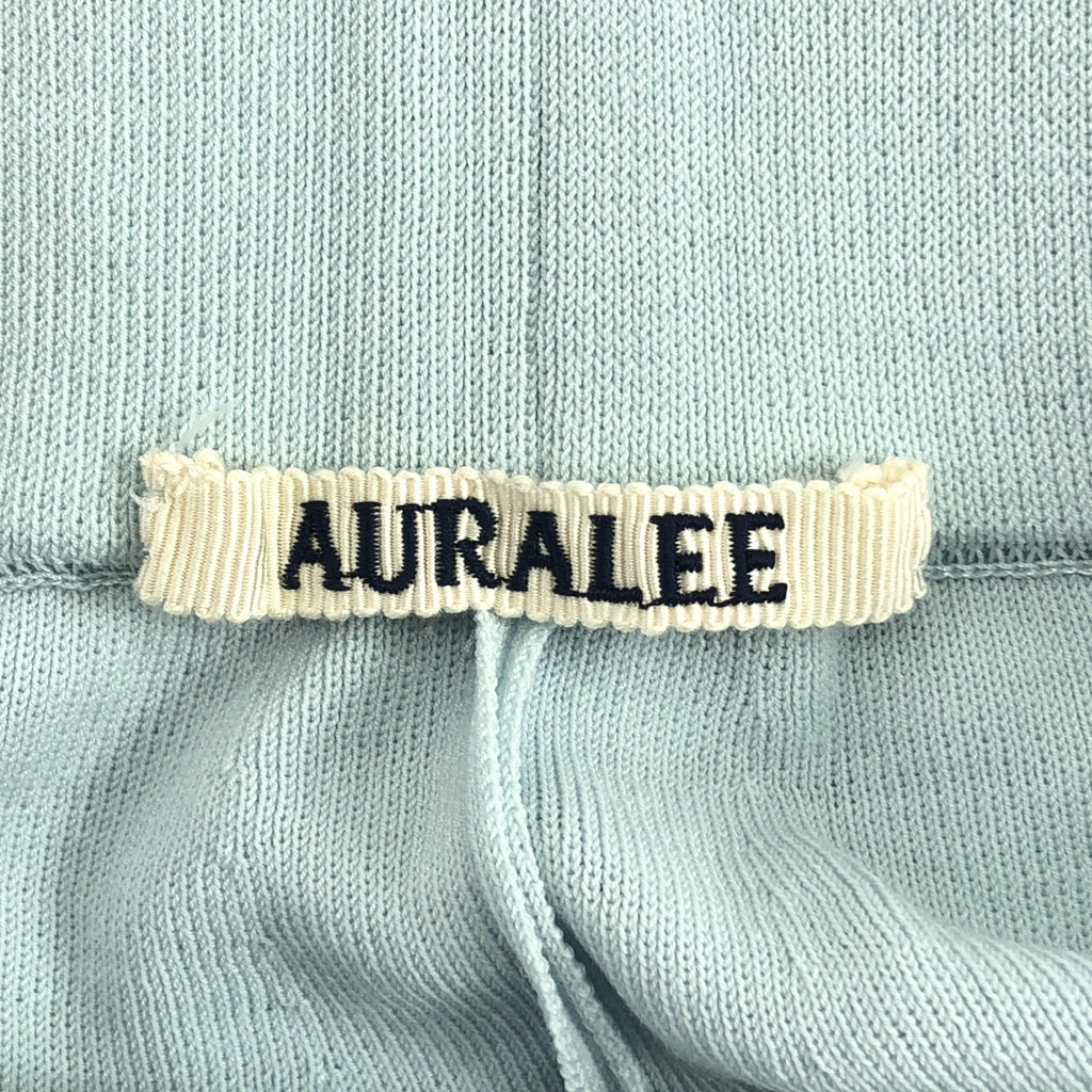 AURALEE / 오라리 | WOOL POLYESTER RIB KNIT PANTS 울 폴리 에스테르 리브 니트 팬츠 | 0 |