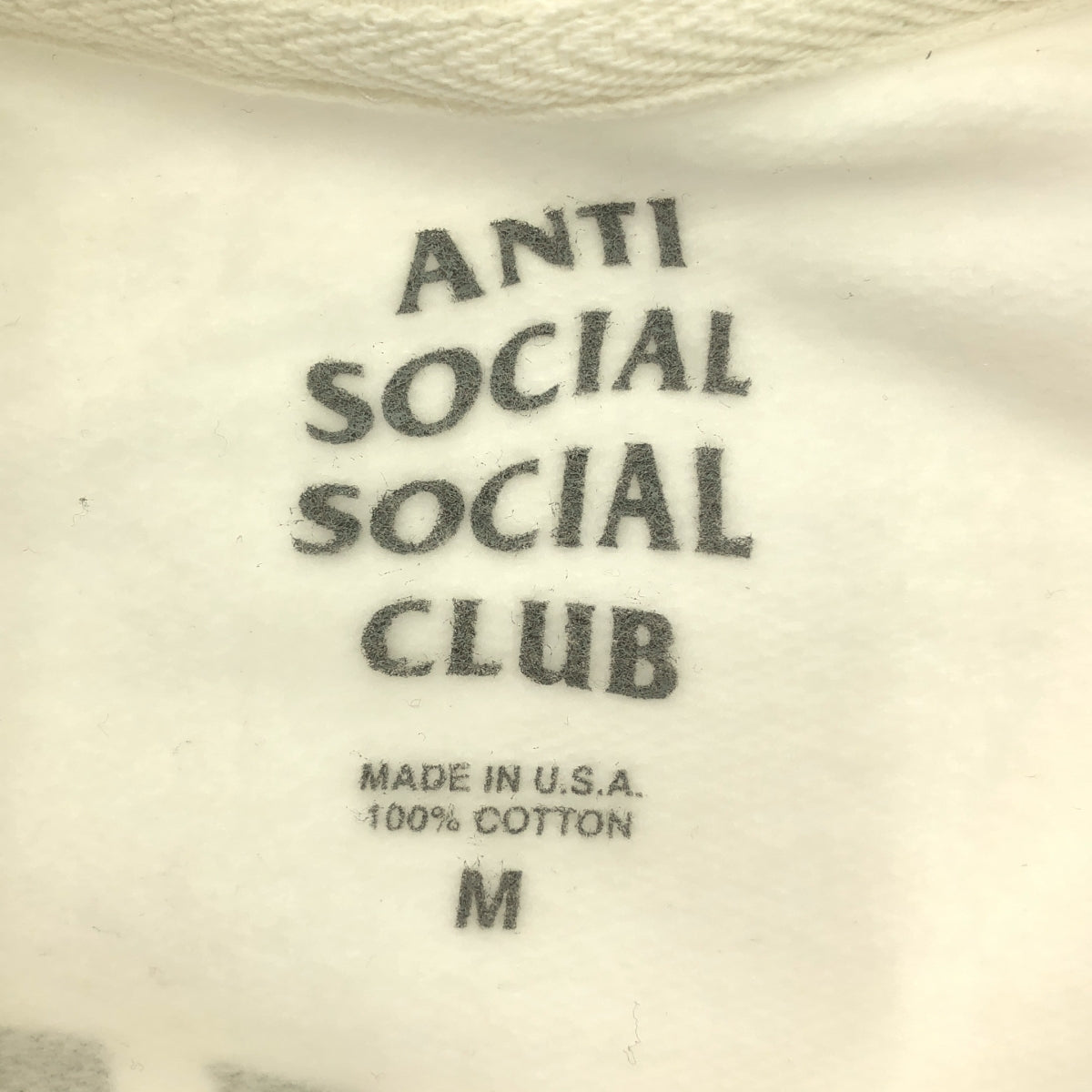 ANTI SOCIAL SOCIAL CLUB / アンチソーシャルソーシャルクラブ | MASOCHISM CREWNECK クルーネック スウェット | M | ホワイト | メンズ