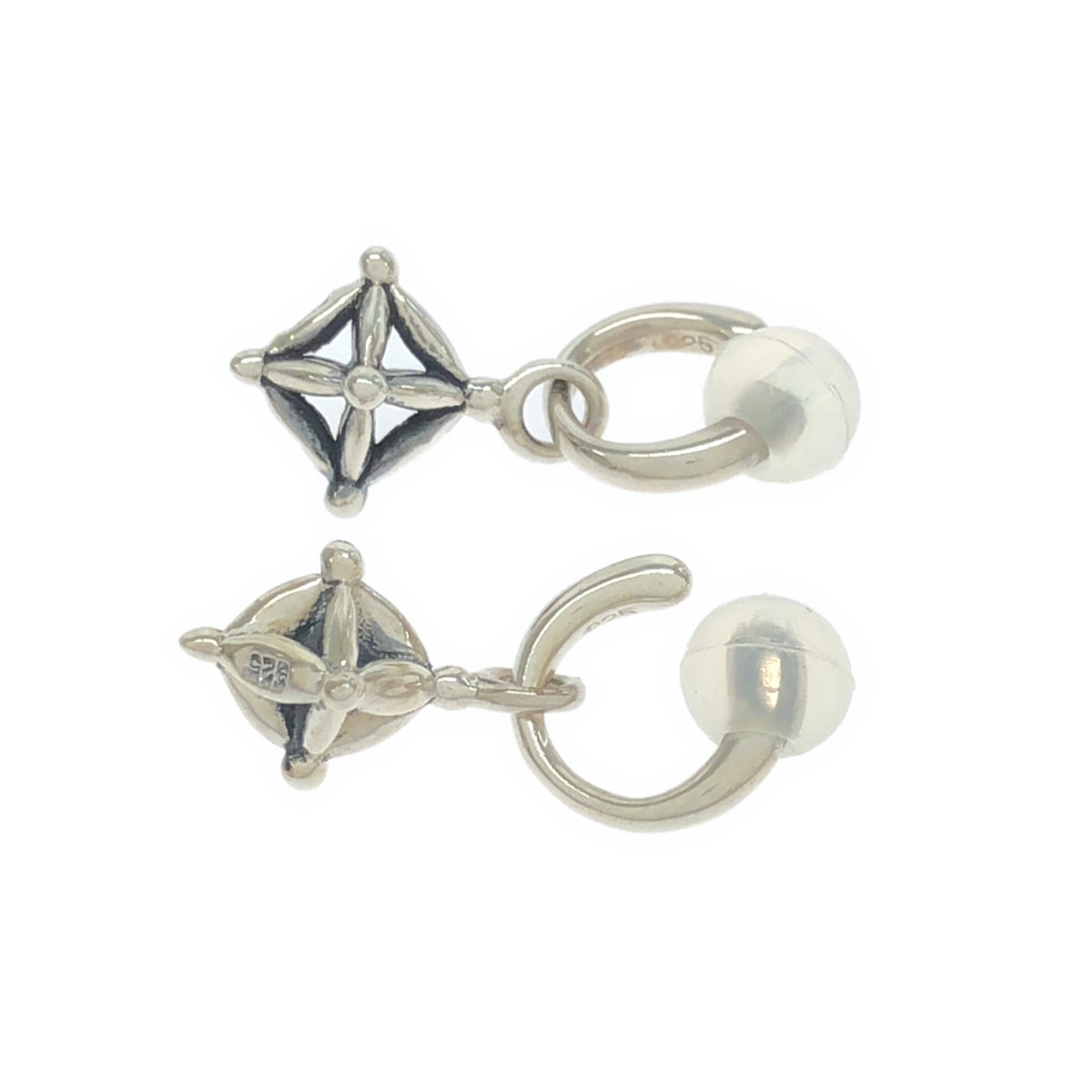 ete | Dice Hoop Earrings | Silver | Women's