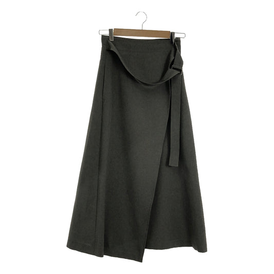 foufou / フーフー | high waist wrap skirt ハイウエストラップスカート | 0 | グレー | レディース