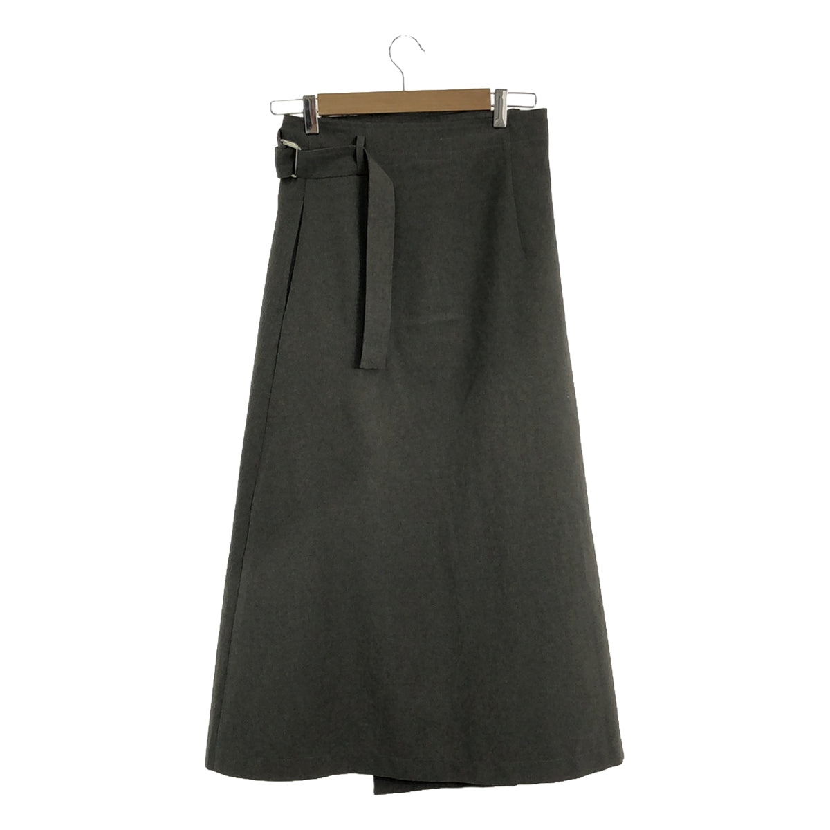 foufou / フーフー | high waist wrap skirt ハイウエストラップスカート | 0 | グレー | レディース