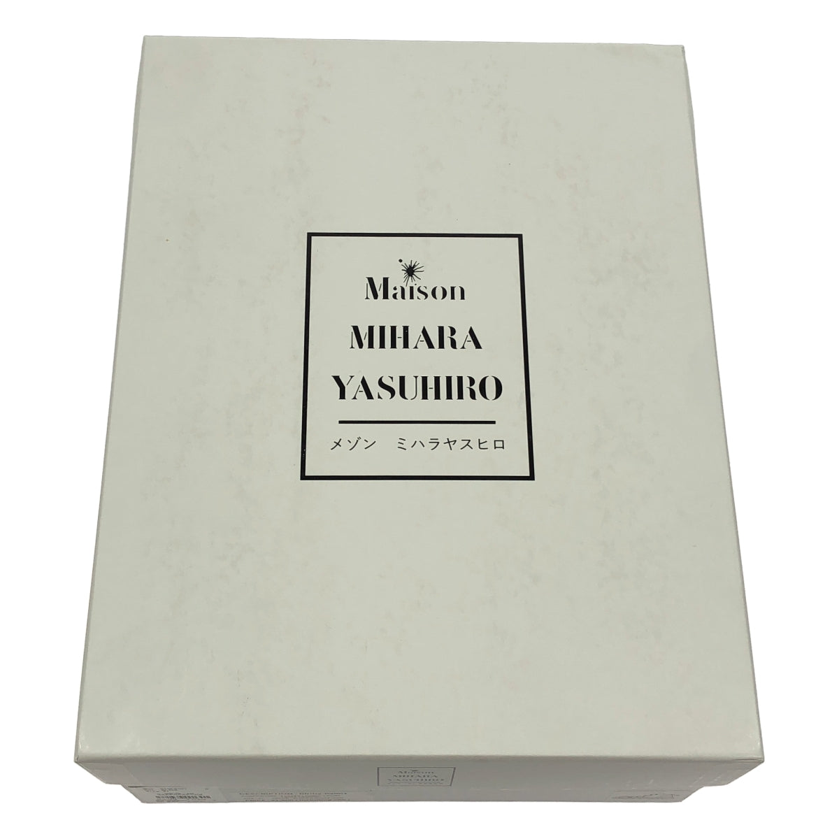 【美品】  MIHARA YASUHIRO / ミハラヤスヒロ | ROLL-TOE STAINING SHOES ロールトゥ ミッドカット スニーカー | 41 | ブラック | メンズ