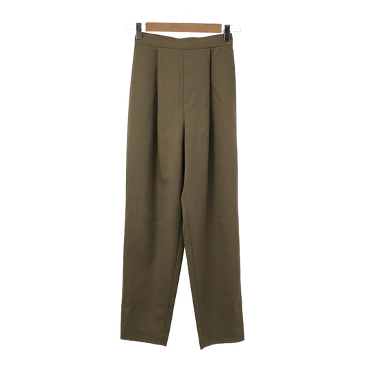 [Good Condition] ENFOLD | 2021AW | High Twist WO Side Vent Elastic Jogger Pants | 34 | Brown | Women's