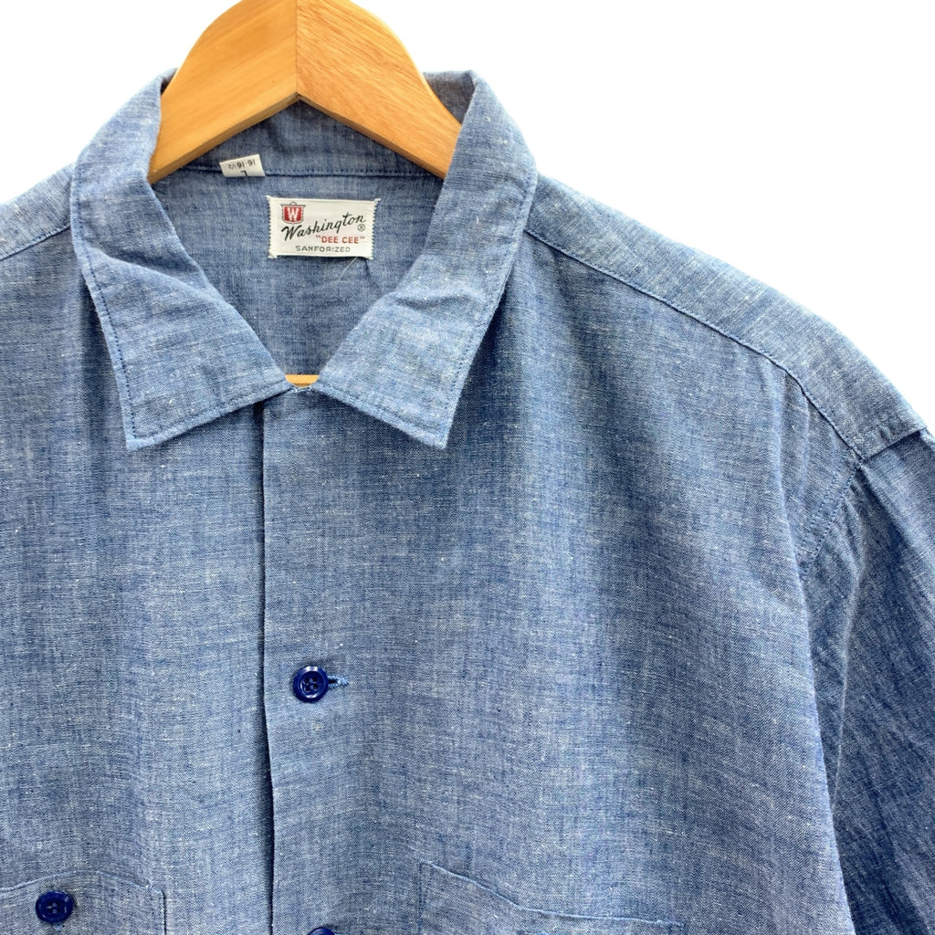 復古 / 復古服飾 | 20 世紀 60 年代 WASHINGTON DEE CEE 青年布襯衫 | L 碼 | 男款