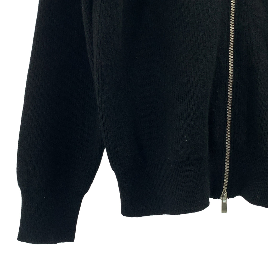 SHINYA / シンヤ | Raquel black apicem wool ウール ドライバーズニット |