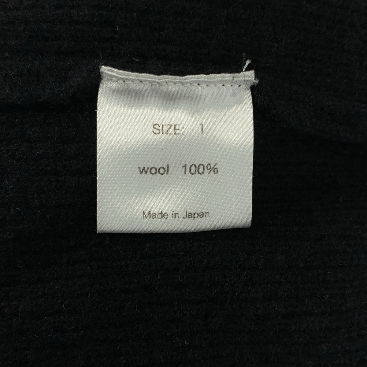 SHINYA / シンヤ | Raquel black apicem wool ウール ドライバーズニット |