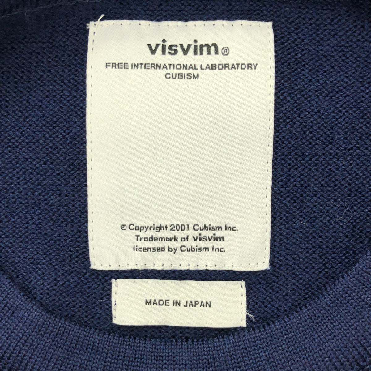 visvim / Visvim | CREW SELMER / 口袋圓領針織毛衣套頭衫 | 1 |海軍 |男士