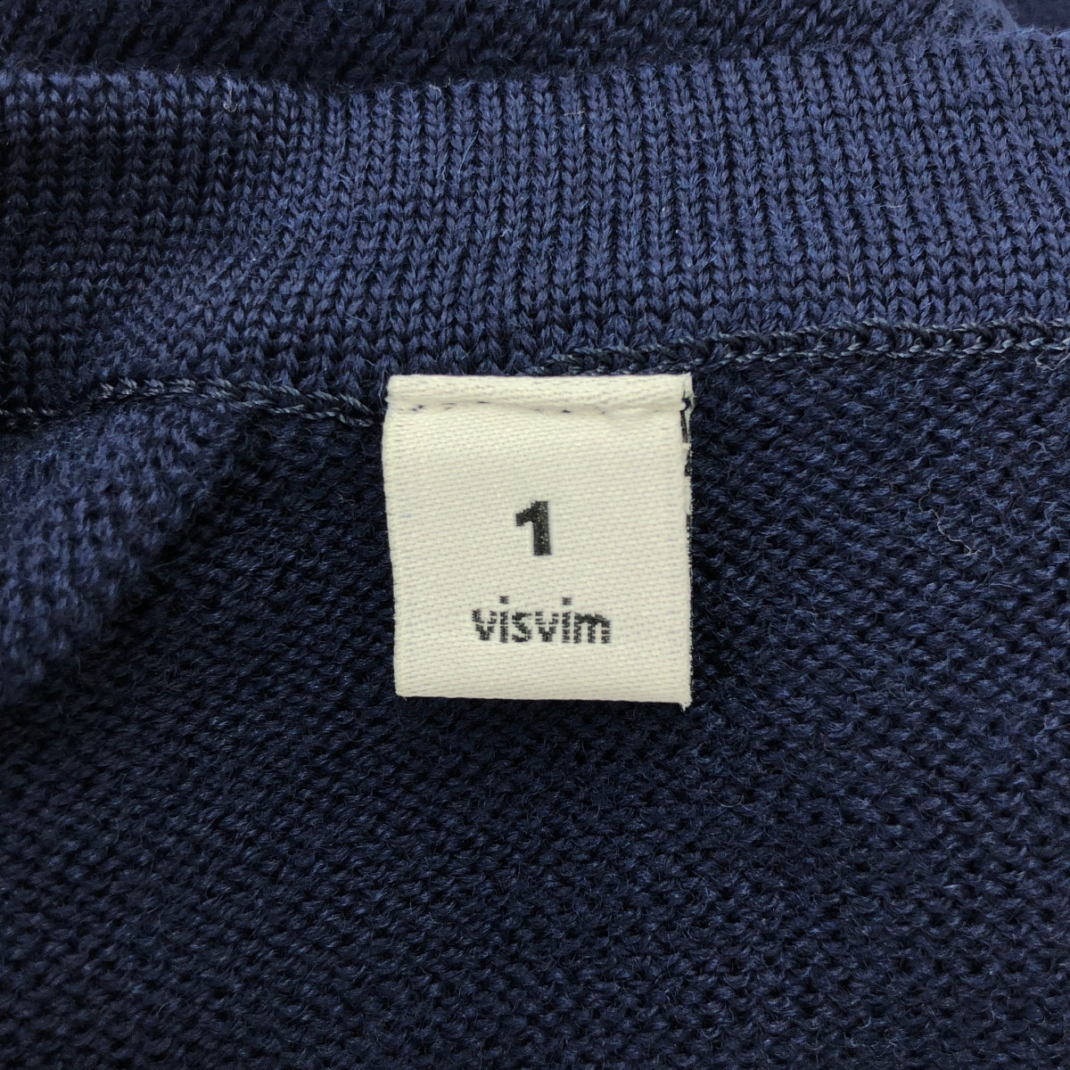 visvim / Visvim | CREW SELMER / 口袋圓領針織毛衣套頭衫 | 1 |海軍 |男士