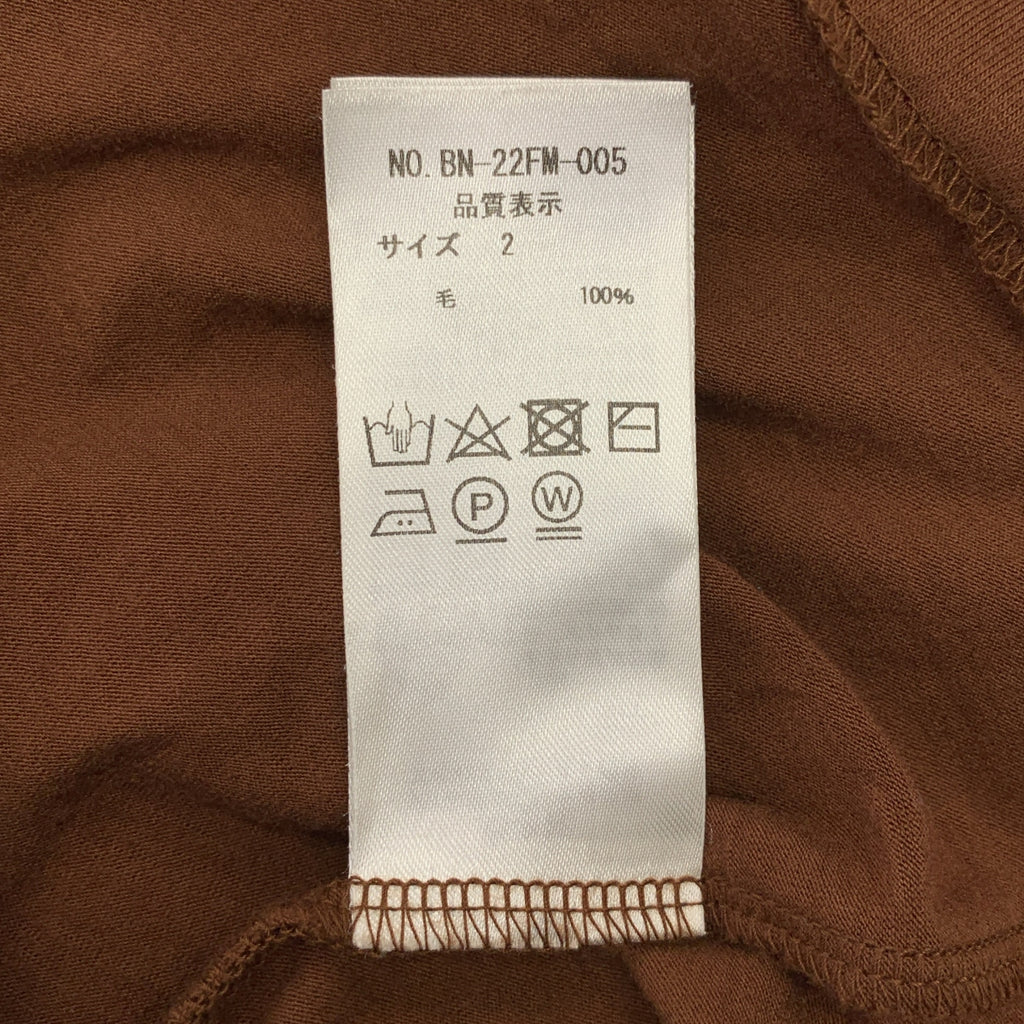 BATONER | 2022秋冬系列 | 圓領套頭衫 | 2碼 | 男士