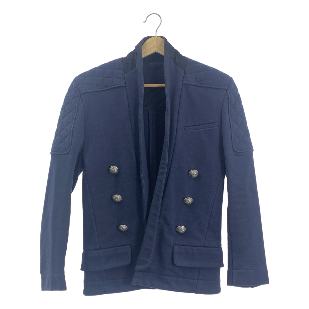 BALMAIN / バルマン | コットン ダブルブレスト ジャケット | XS |