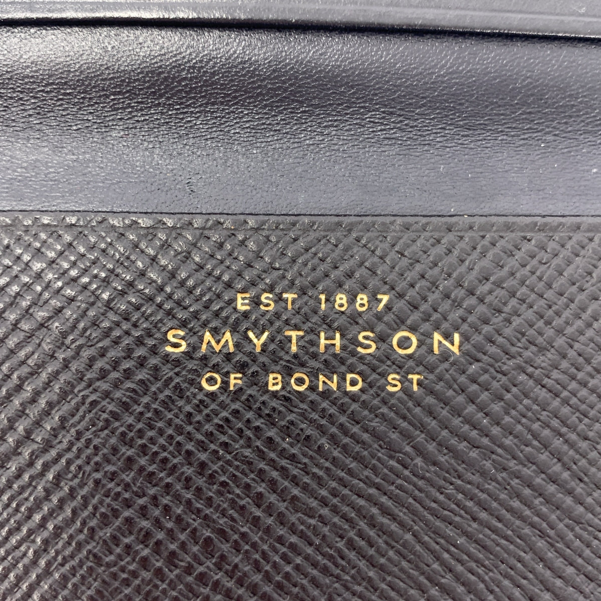 Smythson | 皮革卡夾 | 黑色 | 男款