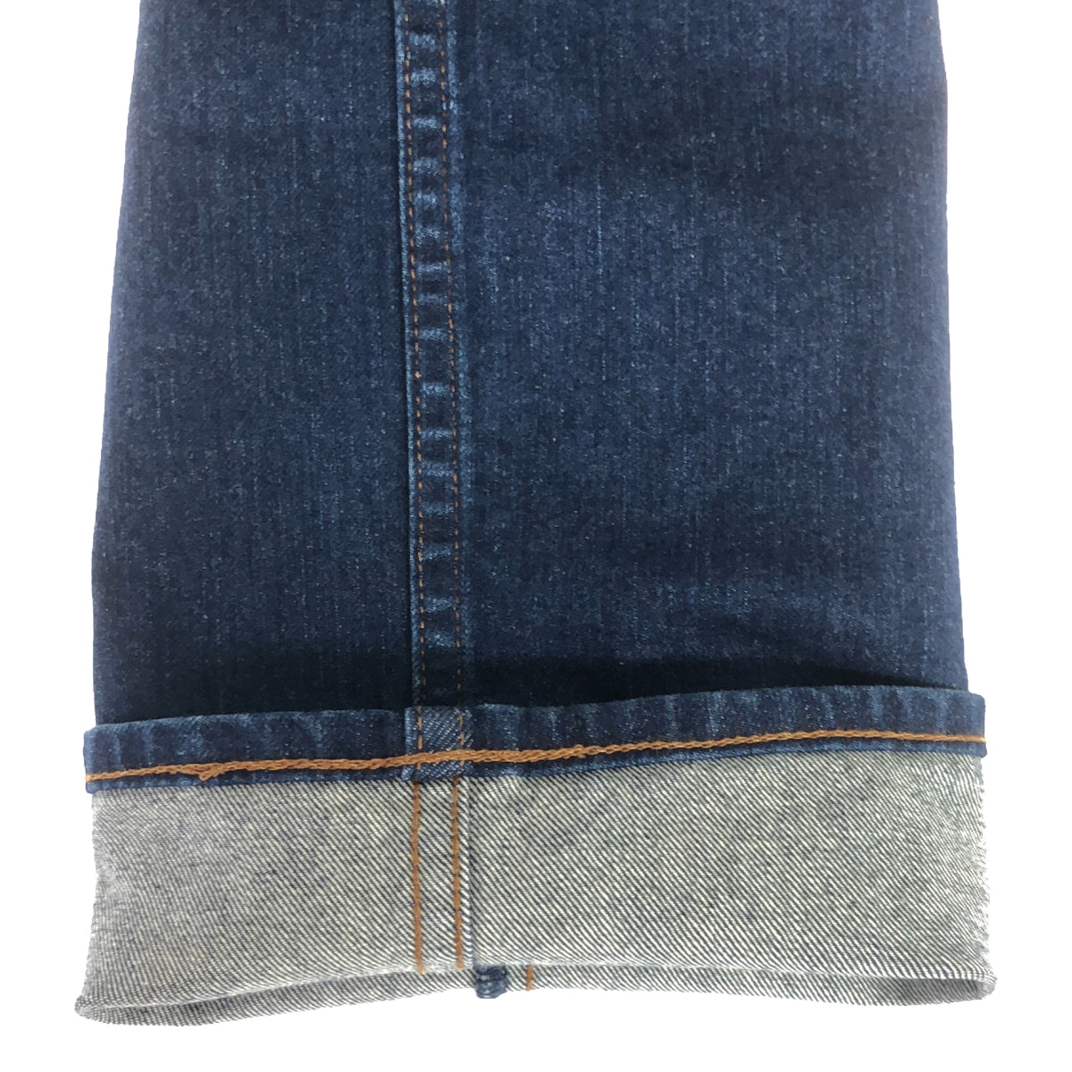 IIROT / 일롯 | 가죽 패치 데님 바지 | 26 | 인디고 | 여성