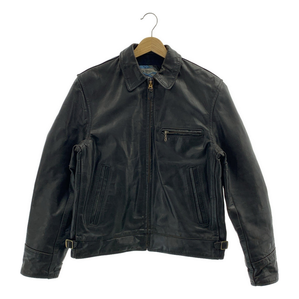 AEROLEATHER / エアロレザー | 1990s | Genuine Front Quarter Horsehide / ホースハイド レザー シングル ライダース ジャケット / 総裏地 | 34 | ブラック | メンズ