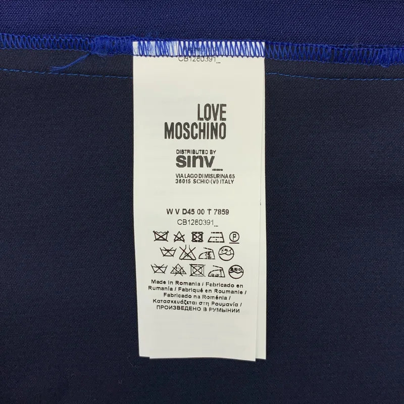Love Moschino / ラブ・モスキーノ | フリル スリーブレス ワンピース | 40 | レディース