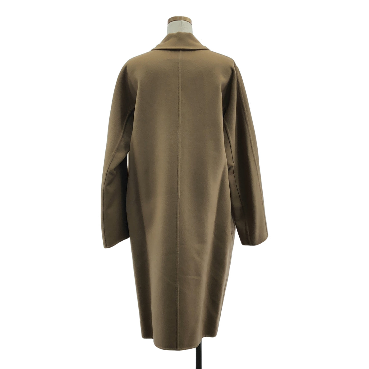 【美品】  LOEWE / ロエベ | カシミヤ ウール アナグラム シングルチェスターコート | 34 | ブラウン | レディース