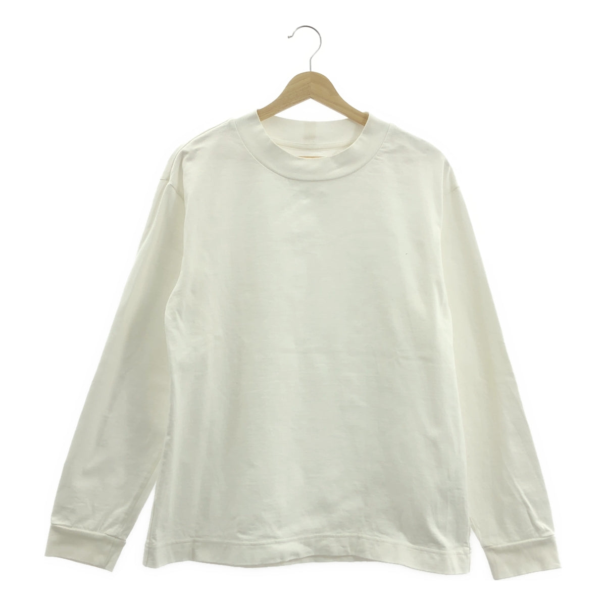 MHL. / エムエイチエルマーガレットハウエル | コットン モックネック カットソー | L | ホワイト | メンズ