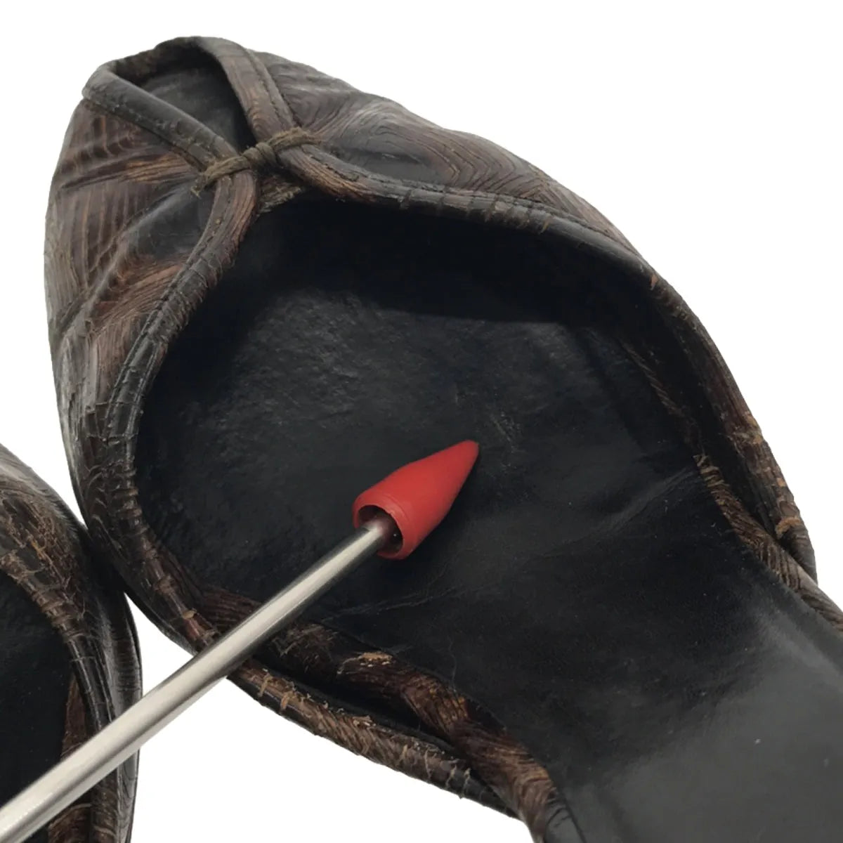 FENDI / 펜디 | 스트랩 오픈 투 샌들 | 35 1/2 | 브라운 | 여성