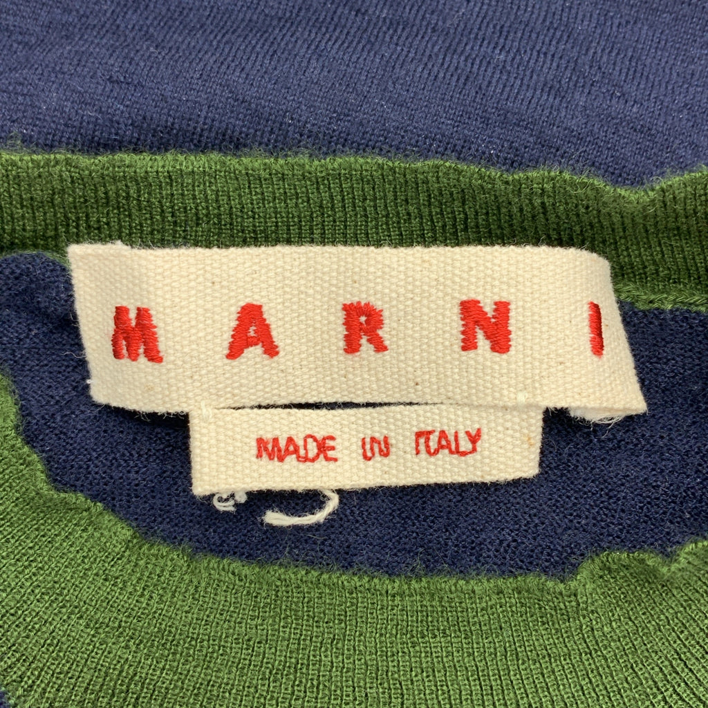 MARNI / マルニ | カシミヤ サイドスリット クルーネックニット | 38 | レディース