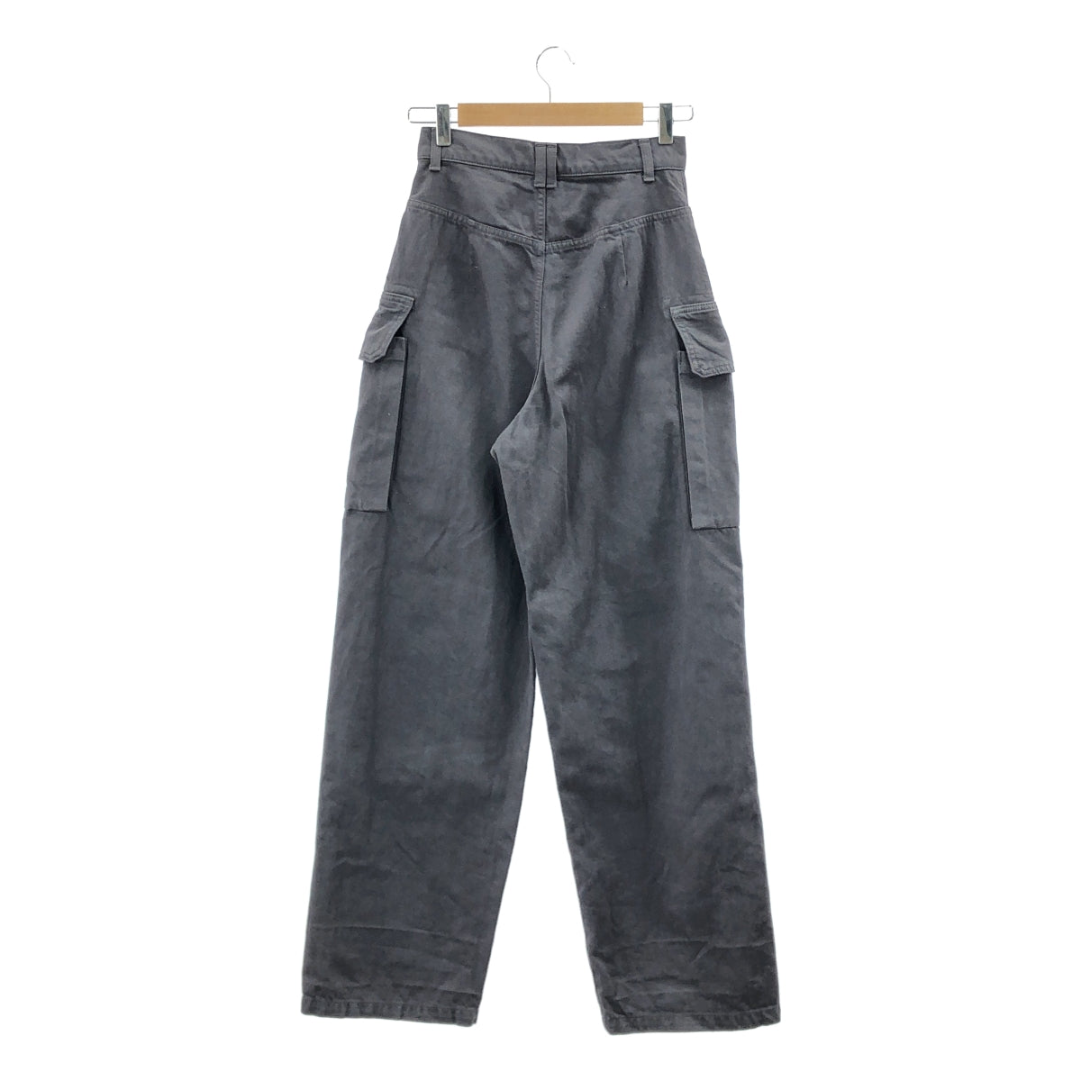 LE CIEL BLEU / ルシェルブルー | Wide Cargo Pants / ワイド カーゴ パンツ | 36 | チャコールグレー | レディース