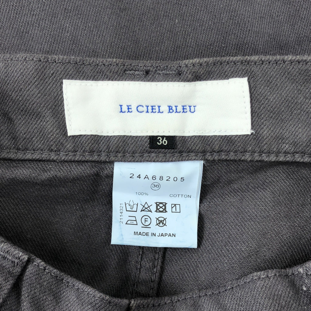 LE CIEL BLEU / ルシェルブルー | Wide Cargo Pants / ワイド カーゴ パンツ | 36 | チャコールグレー | レディース