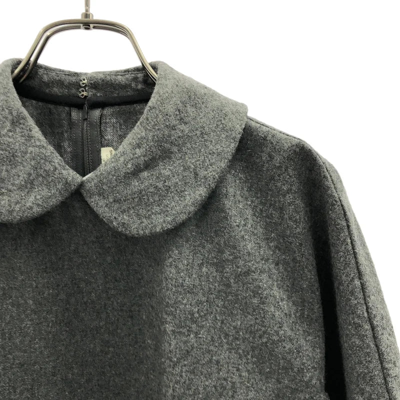 COMME des GARCONS / コムデギャルソン | 2013AW | 洗い加工 ウール ラウンドカラー ブラウス シャツ | S | レディース