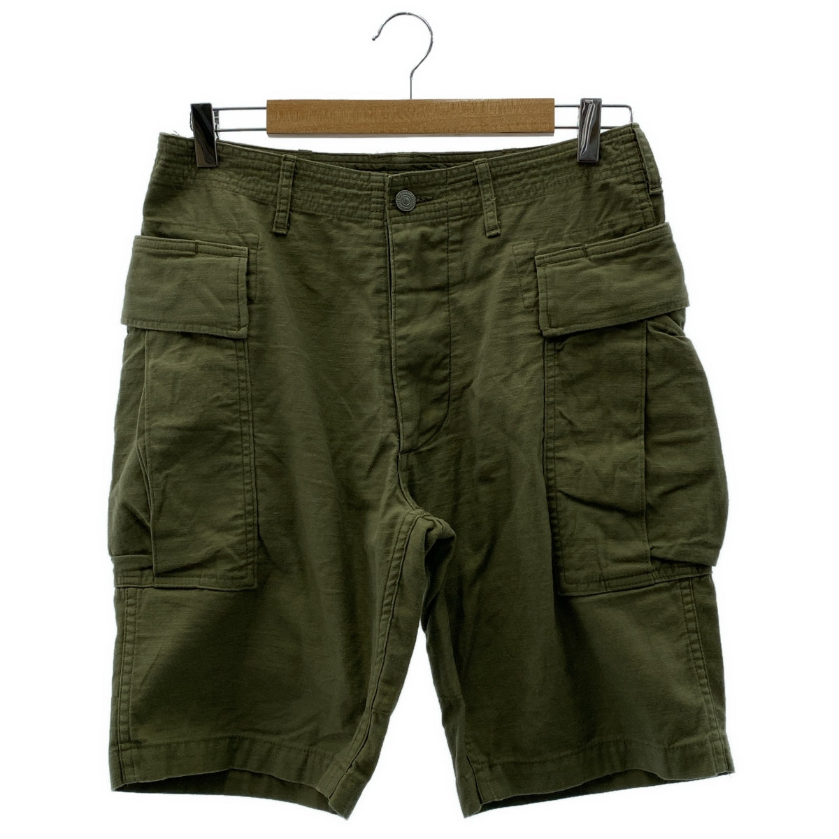 SASSAFRAS / 사사후라스 | Trug Fatigue Pants 1/2 트래그 파티그 반바지 | S | 남성