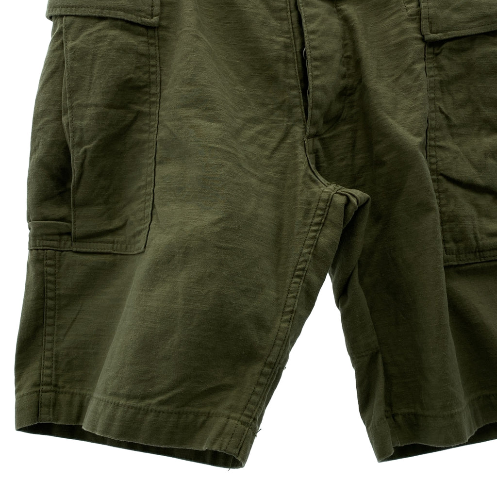 SASSAFRAS / 사사후라스 | Trug Fatigue Pants 1/2 트래그 파티그 반바지 | S | 남성