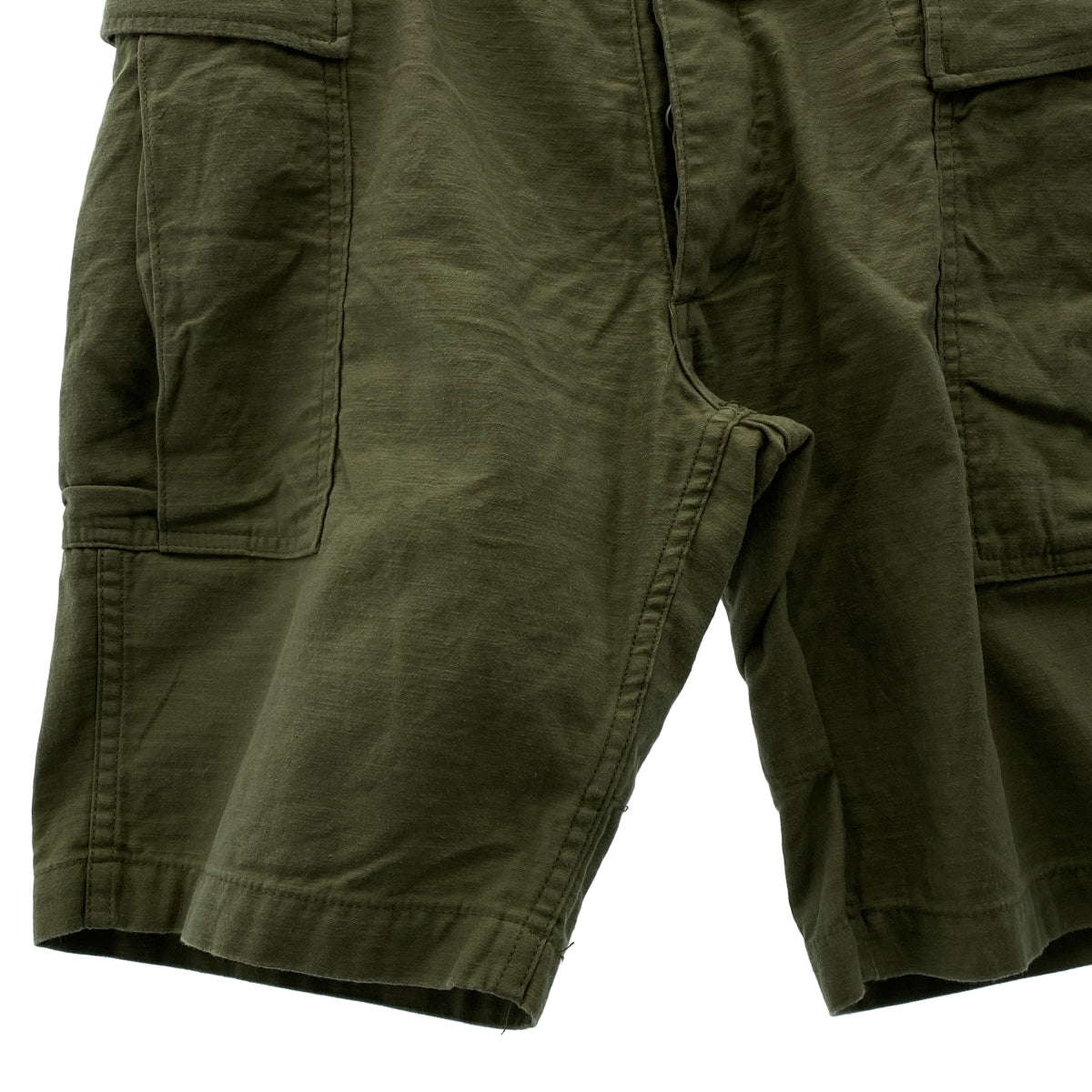 SASSAFRAS / 사사후라스 | Trug Fatigue Pants 1/2 트래그 파티그 반바지 | S | 남성