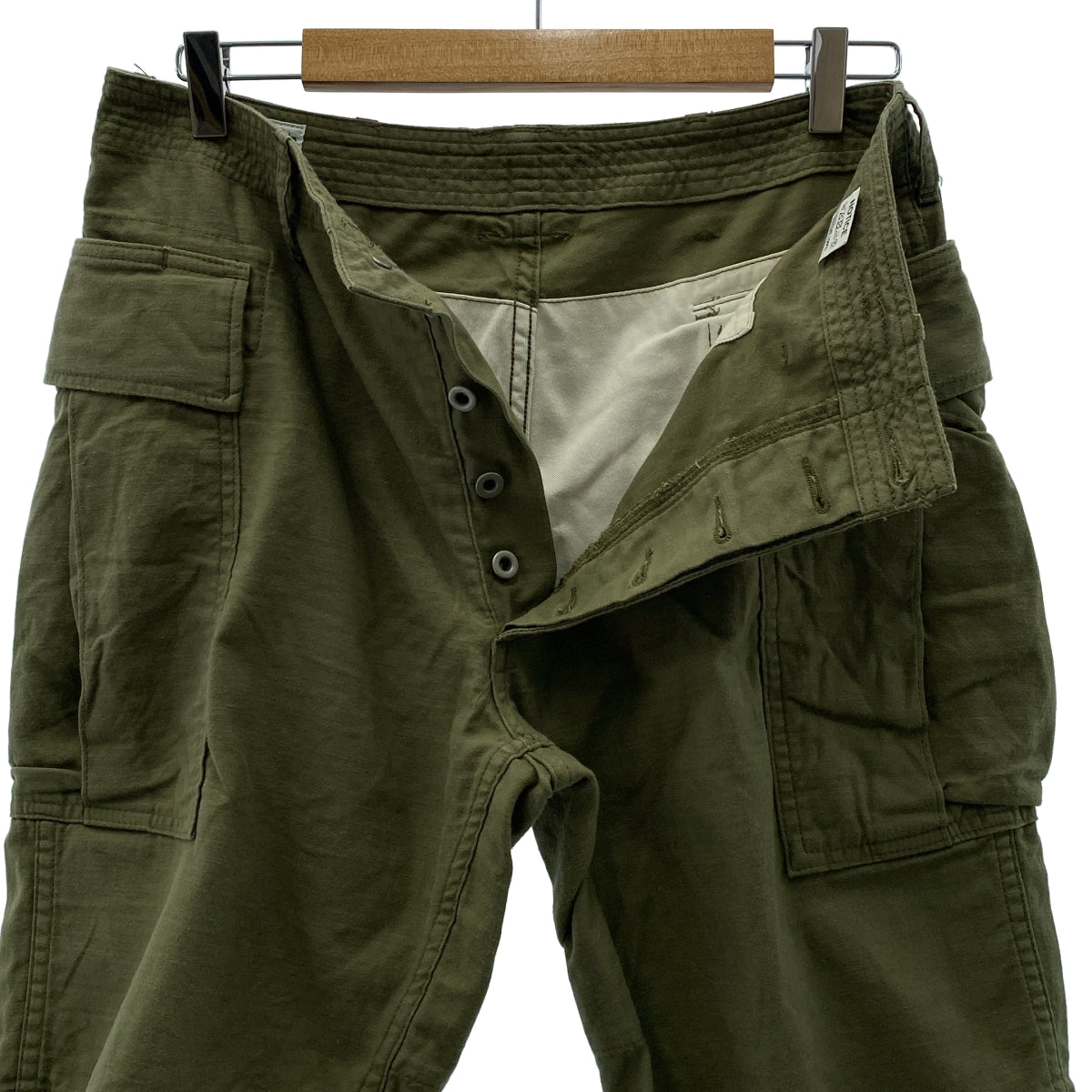 SASSAFRAS / 사사후라스 | Trug Fatigue Pants 1/2 트래그 파티그 반바지 | S | 남성