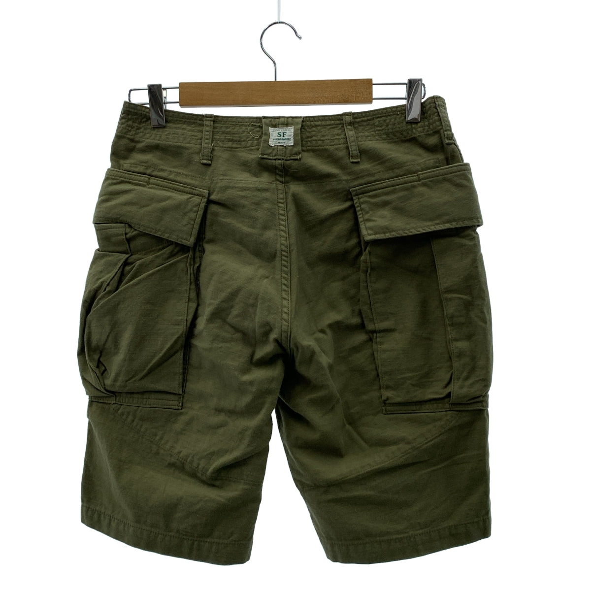 SASSAFRAS / 사사후라스 | Trug Fatigue Pants 1/2 트래그 파티그 반바지 | S | 남성