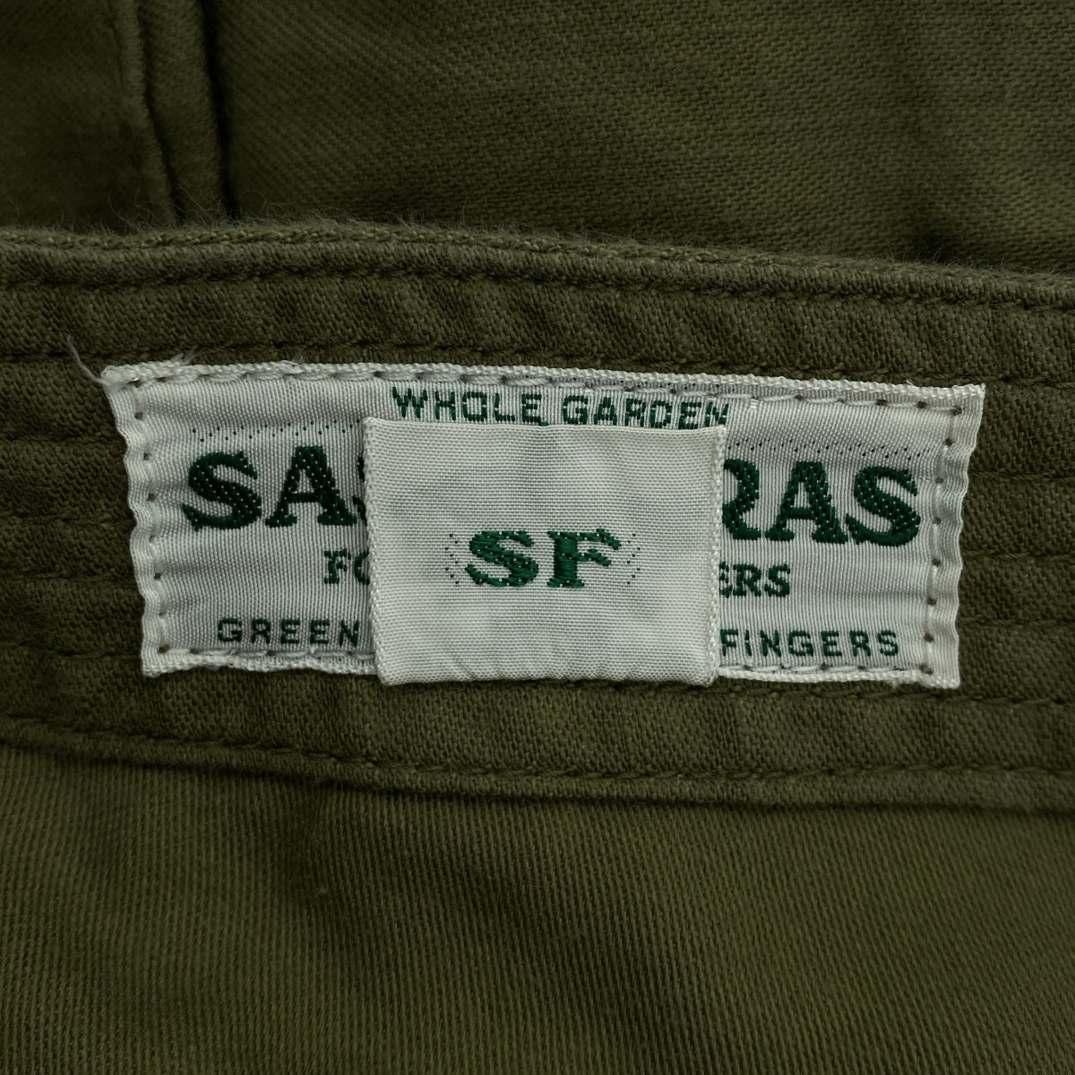 SASSAFRAS / 사사후라스 | Trug Fatigue Pants 1/2 트래그 파티그 반바지 | S | 남성